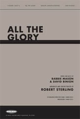 All the Glory SATB choral sheet music cover